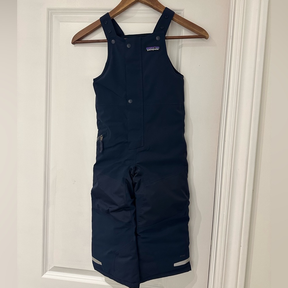 Patagonia Baby Snow Pile Bibs in New Navy, 3T, NWT